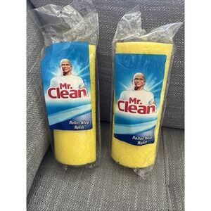 MR. CLEAN Roller Mop Refills Lot Of Two. New. Unused